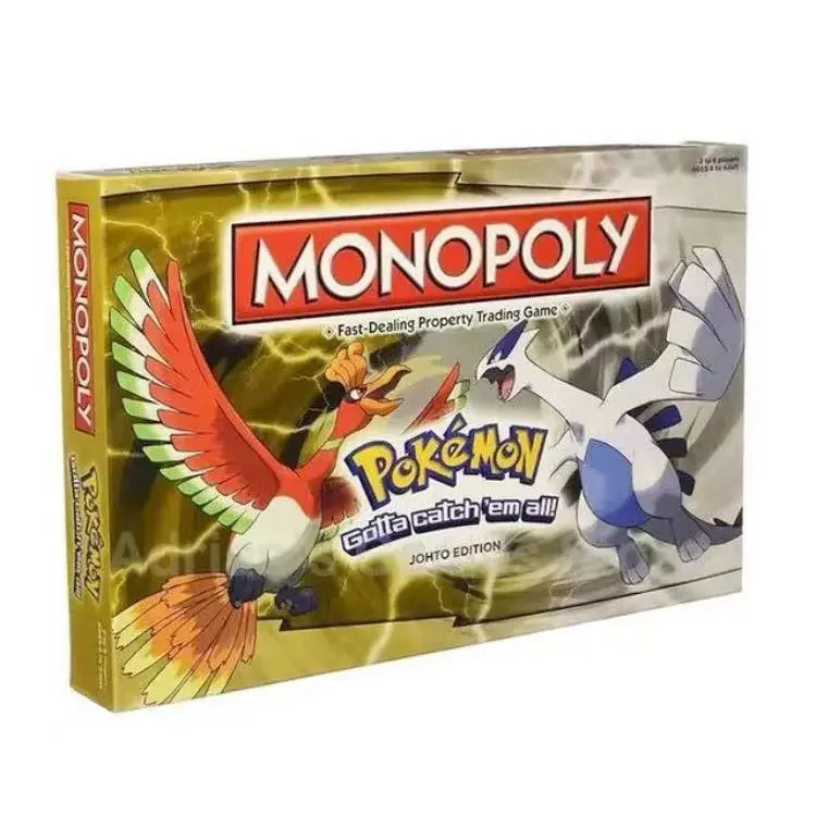 Pokémon City Urban Edition Monopoly Johto Edition English Edition Children's Board Game.