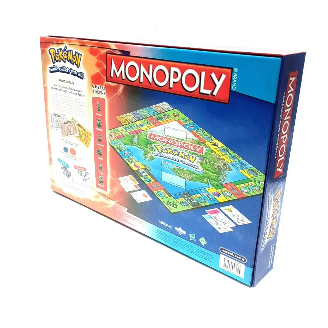 Pokémon City Urban Edition Monopoly Johto Edition English Edition Children's Board Game.