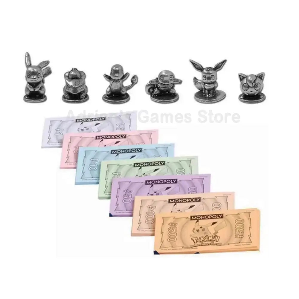 Pokémon City Urban Edition Monopoly Johto Edition English Edition Children's Board Game.