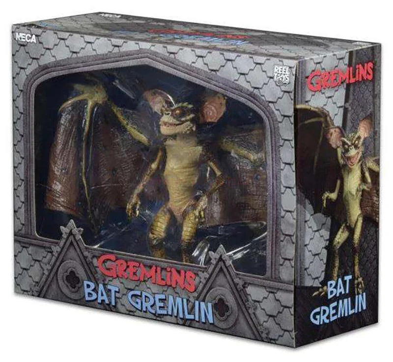 In Stock Original Collection Neca Gremlins Film Gremlins 2 Alien Bat Gremlin 45cm Wing Action Figure Model Toys Christmas Gift
