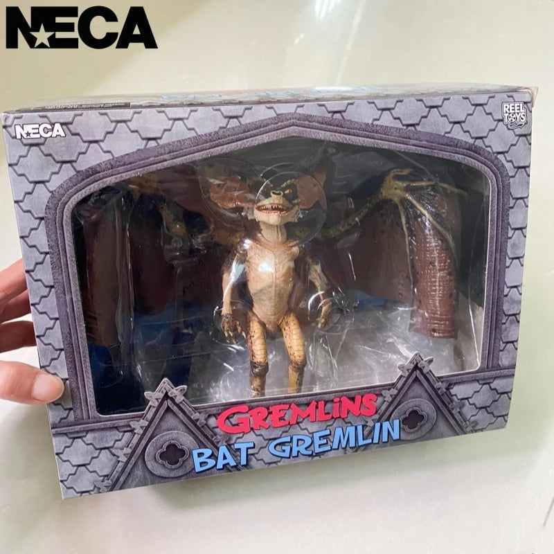 In Stock Original Collection Neca Gremlins Film Gremlins 2 Alien Bat Gremlin 45cm Wing Action Figure Model Toys Christmas Gift