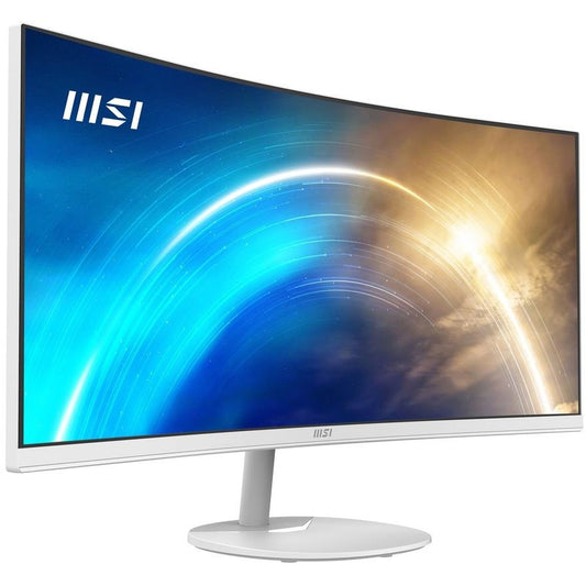 MSI PRO MP341CQW White 34" WUQHD Curved Spk Business Monitor