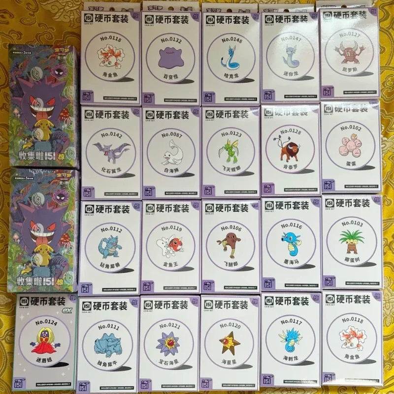 Original Pokemon PTCG Official Simplified Chinese Collection 151 JING Surprise Series Supplement Pack 151 Third Coin EX Set Card.