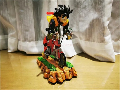 20cm Goku Dragon Ball Figures Gk Son Goku Cycling Action Figures Pvc Anime Collectible Toys Model Birthday Ornamen Doll Gifts