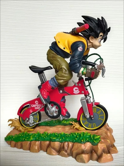 20cm Goku Dragon Ball Figures Gk Son Goku Cycling Action Figures Pvc Anime Collectible Toys Model Birthday Ornamen Doll Gifts