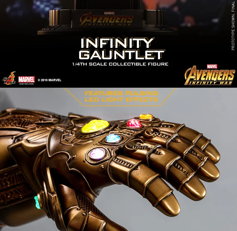 Bandai Authentic Infinity Gauntlet 1:4 Scale Toy For Collectors