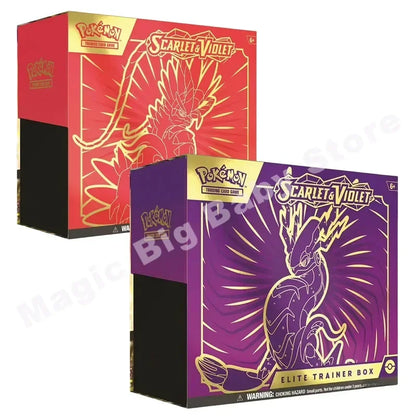 Original Genuine Pokemon Trading PTCG Cards US Version English SV1 Scarlet Violet Booster Pack Zhu&Purple ETB Trainer Child Gift.