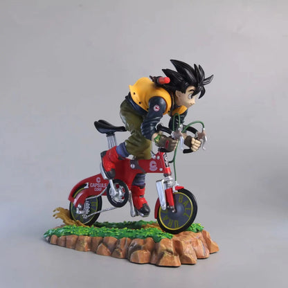 20cm Goku Dragon Ball Figures Gk Son Goku Cycling Action Figures Pvc Anime Collectible Toys Model Birthday Ornamen Doll Gifts