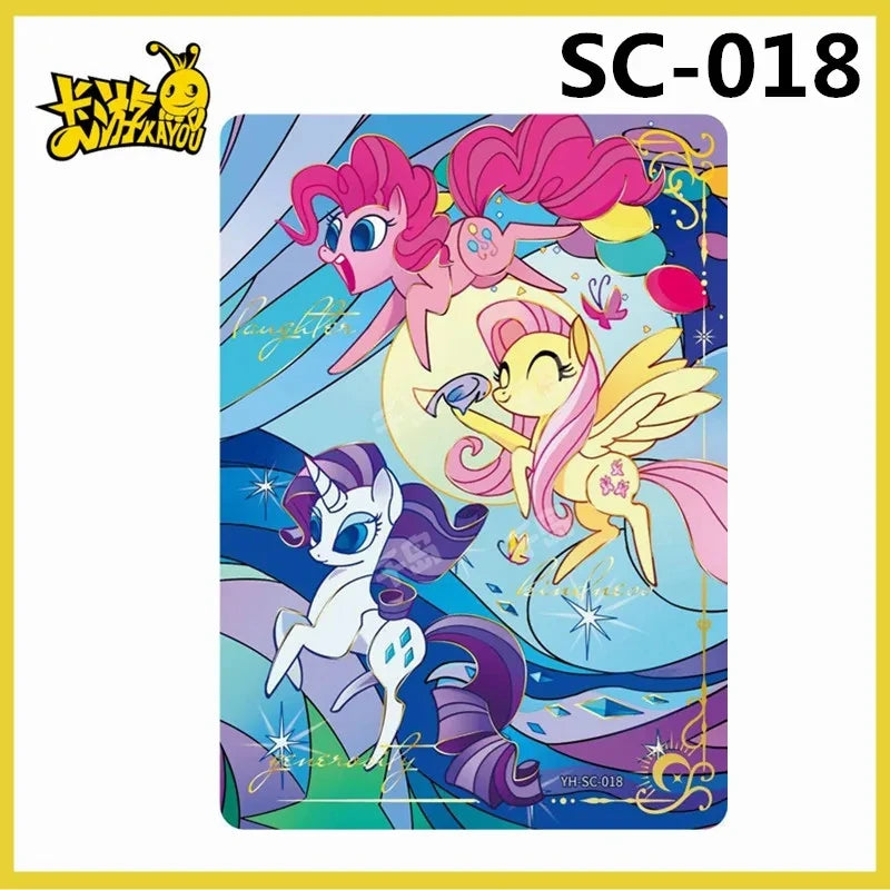 KAYOU My Little Pony  Card Huiyue Package Anime SC SGR LSR Friendship Eternal Package Collection Card Toy Gift.