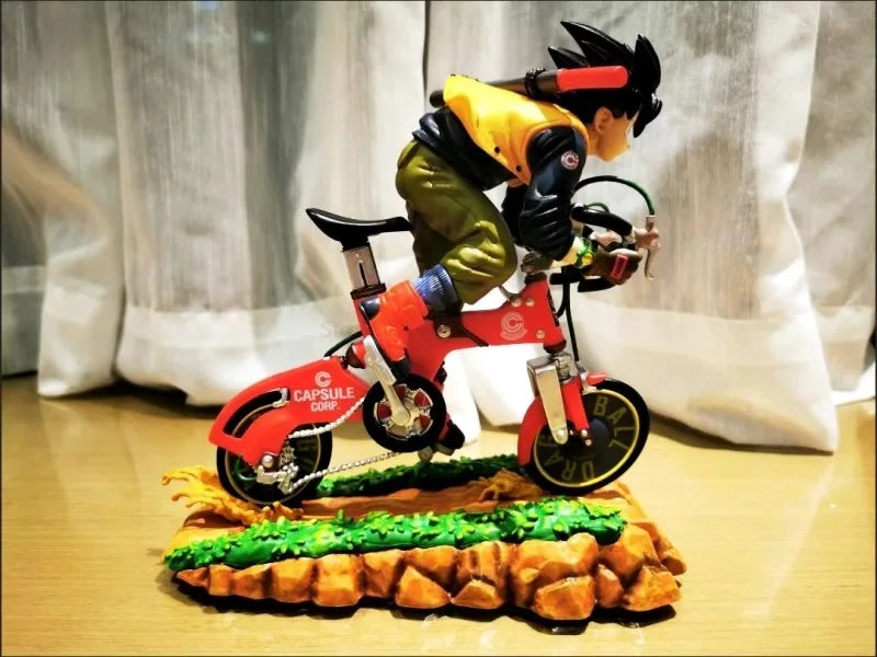 20cm Goku Dragon Ball Figures Gk Son Goku Cycling Action Figures Pvc Anime Collectible Toys Model Birthday Ornamen Doll Gifts