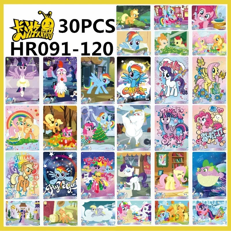 KAYOU My Little Pony  Card Huiyue Package Anime SC SGR LSR Friendship Eternal Package Collection Card Toy Gift.