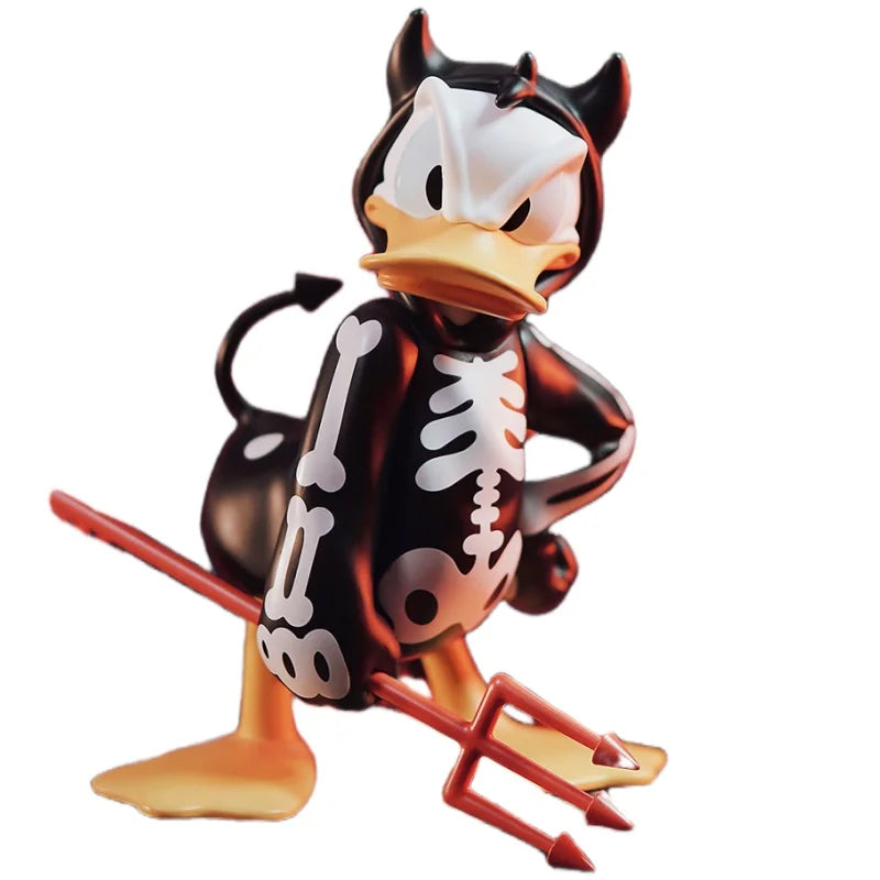 2024 New Morstorm Disney Halloween Devil Donald Duck Handmade Decoration Handmade Doll Ornaments Birthday Gift For Girl Toys