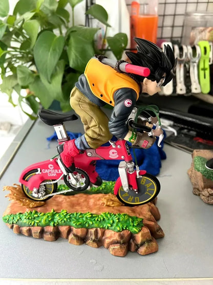 20cm Goku Dragon Ball Figures Gk Son Goku Cycling Action Figures Pvc Anime Collectible Toys Model Birthday Ornamen Doll Gifts