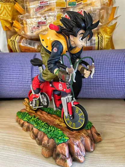 20cm Goku Dragon Ball Figures Gk Son Goku Cycling Action Figures Pvc Anime Collectible Toys Model Birthday Ornamen Doll Gifts