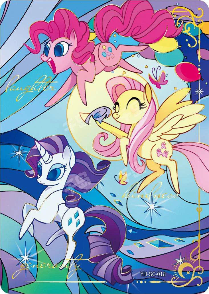KAYOU My Little Pony  Card Huiyue Package Anime SC SGR LSR Friendship Eternal Package Collection Card Toy Gift.
