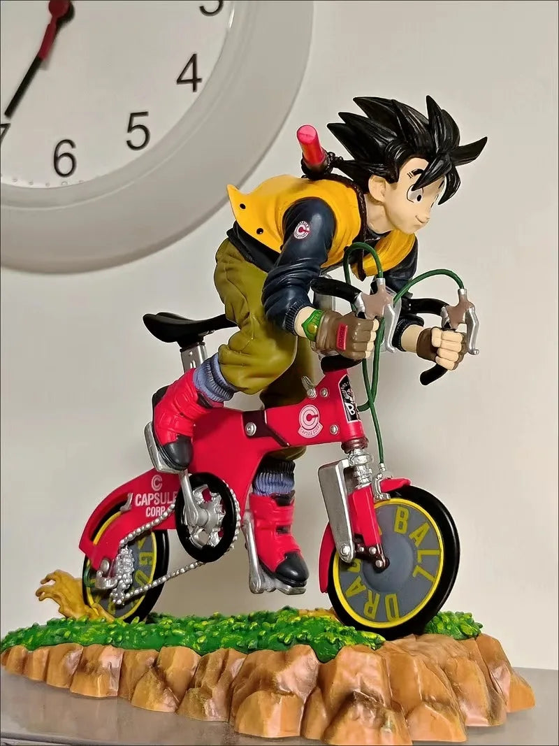 20cm Goku Dragon Ball Figures Gk Son Goku Cycling Action Figures Pvc Anime Collectible Toys Model Birthday Ornamen Doll Gifts