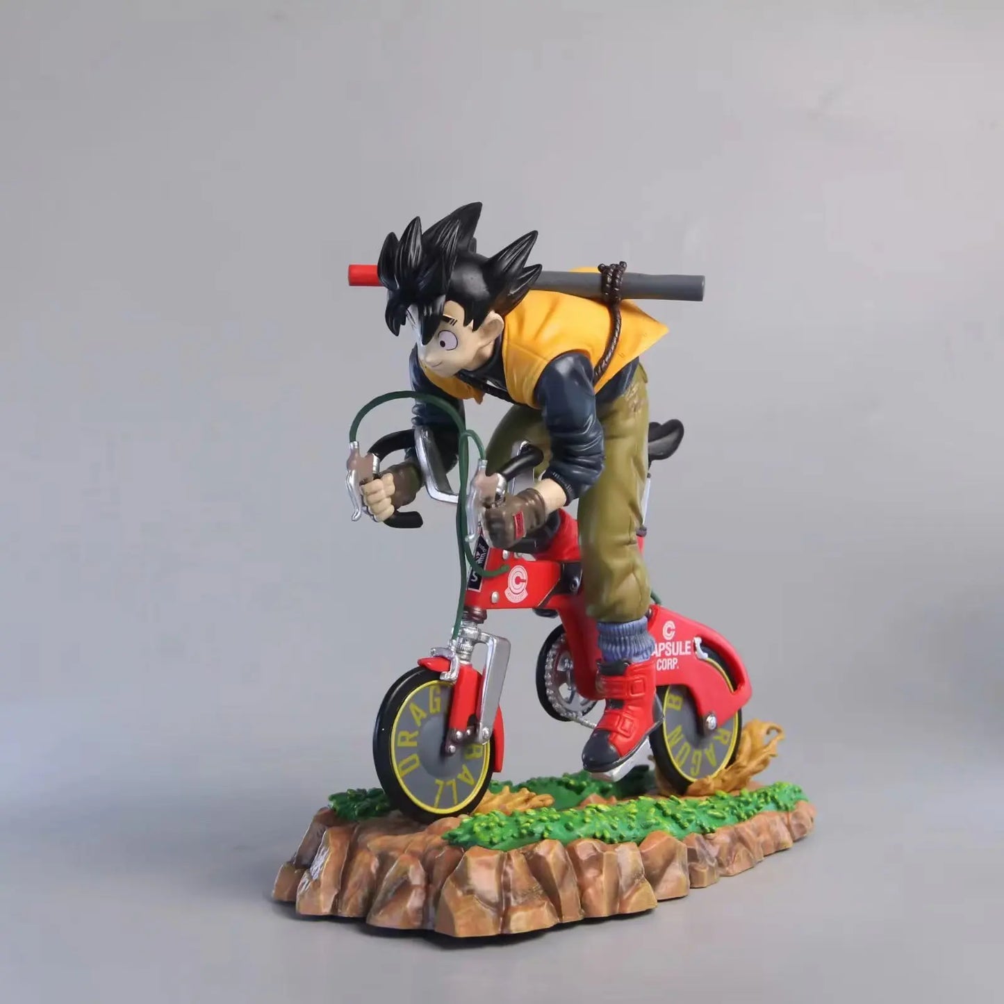 20cm Goku Dragon Ball Figures Gk Son Goku Cycling Action Figures Pvc Anime Collectible Toys Model Birthday Ornamen Doll Gifts
