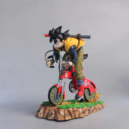 20cm Goku Dragon Ball Figures Gk Son Goku Cycling Action Figures Pvc Anime Collectible Toys Model Birthday Ornamen Doll Gifts