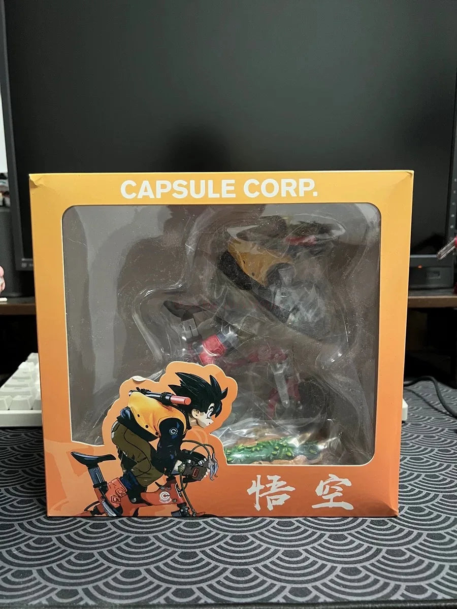 20cm Goku Dragon Ball Figures Gk Son Goku Cycling Action Figures Pvc Anime Collectible Toys Model Birthday Ornamen Doll Gifts