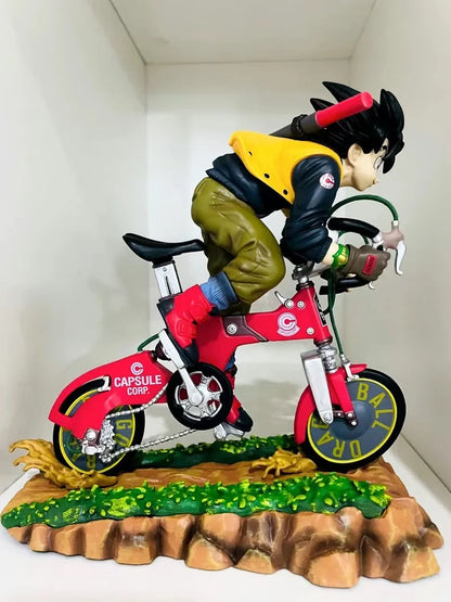 20cm Goku Dragon Ball Figures Gk Son Goku Cycling Action Figures Pvc Anime Collectible Toys Model Birthday Ornamen Doll Gifts