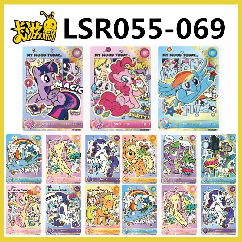 KAYOU My Little Pony  Card Huiyue Package Anime SC SGR LSR Friendship Eternal Package Collection Card Toy Gift.