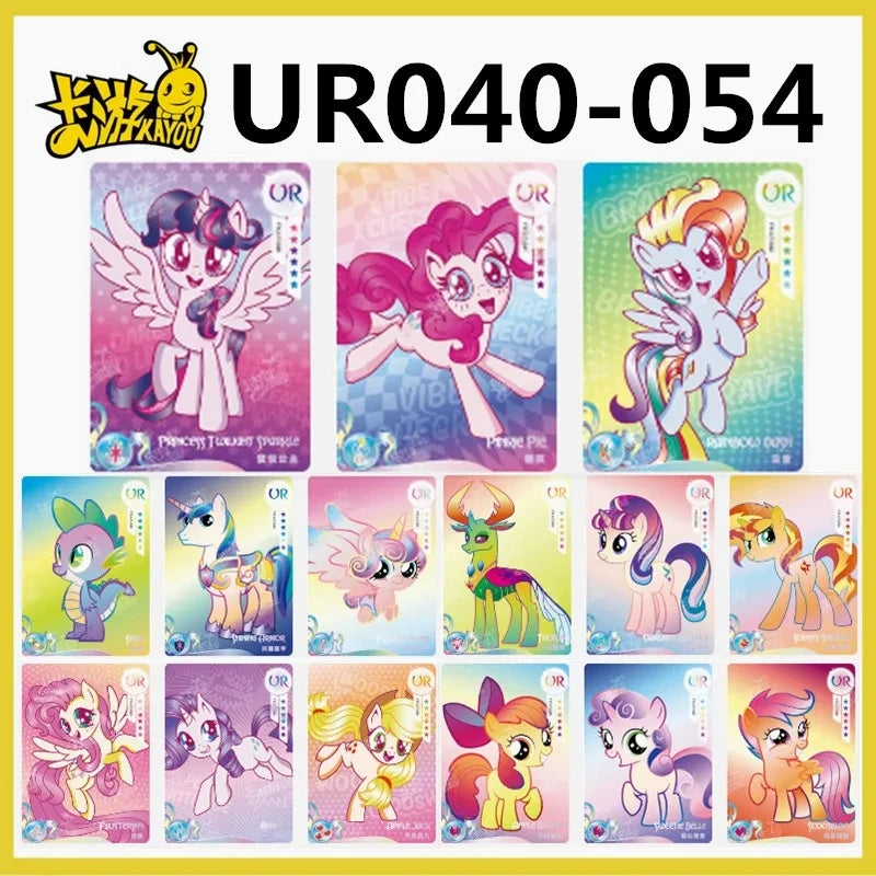 KAYOU My Little Pony  Card Huiyue Package Anime SC SGR LSR Friendship Eternal Package Collection Card Toy Gift.