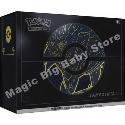 Pokemon Cards Original Trading PTCG Cartoon English Black Gold Sword Shield Gift Box Sword Dog CangXiang Zang Marante Child Gift.