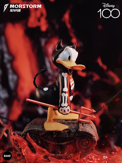 2024 New Morstorm Disney Halloween Devil Donald Duck Handmade Decoration Handmade Doll Ornaments Birthday Gift For Girl Toys