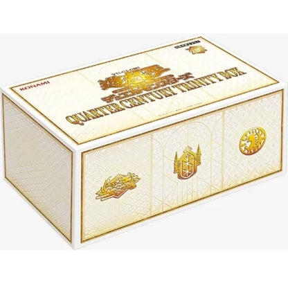 Yugioh KONAMI OFFICIAL BOX 25th Quarter Century Trinity Box QCTB Japanese Sealed Booster Box.