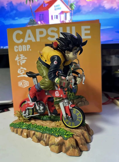 20cm Goku Dragon Ball Figures Gk Son Goku Cycling Action Figures Pvc Anime Collectible Toys Model Birthday Ornamen Doll Gifts