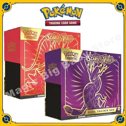 Original Genuine Pokemon Trading PTCG Cards US Version English SV1 Scarlet Violet Booster Pack Zhu&Purple ETB Trainer Child Gift.