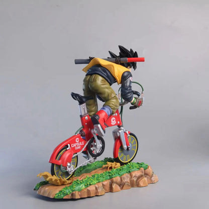 20cm Goku Dragon Ball Figures Gk Son Goku Cycling Action Figures Pvc Anime Collectible Toys Model Birthday Ornamen Doll Gifts