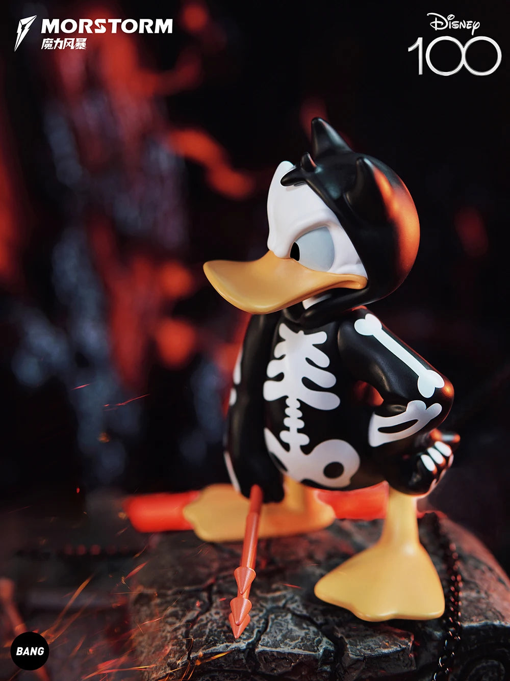 2024 New Morstorm Disney Halloween Devil Donald Duck Handmade Decoration Handmade Doll Ornaments Birthday Gift For Girl Toys