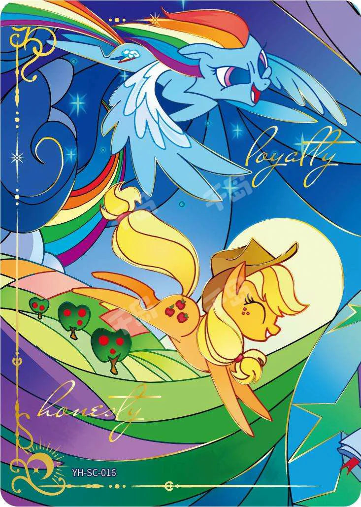 KAYOU My Little Pony  Card Huiyue Package Anime SC SGR LSR Friendship Eternal Package Collection Card Toy Gift.