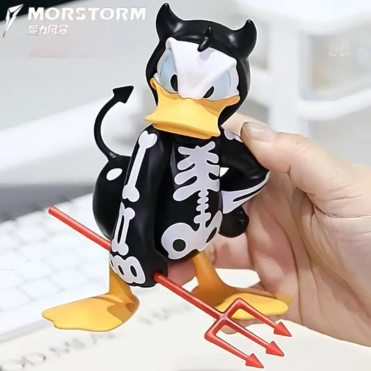 2024 New Morstorm Disney Halloween Devil Donald Duck Handmade Decoration Handmade Doll Ornaments Birthday Gift For Girl Toys